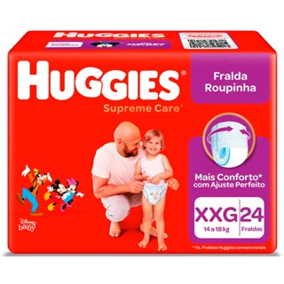 Fralda Huggies Roupinha Supreme Care XXG 24 Unidades