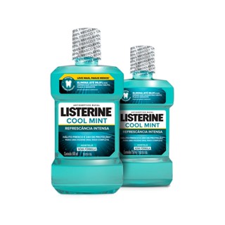 Kit Listerine Resfrescância Intensa Cool Mint 500ml + Listerine Cool Mint 250ml