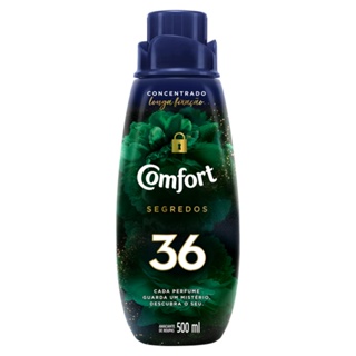 Amaciante De Roupa Concentrado Comfort 36 Segredos 500ml em Oferta na Shopee