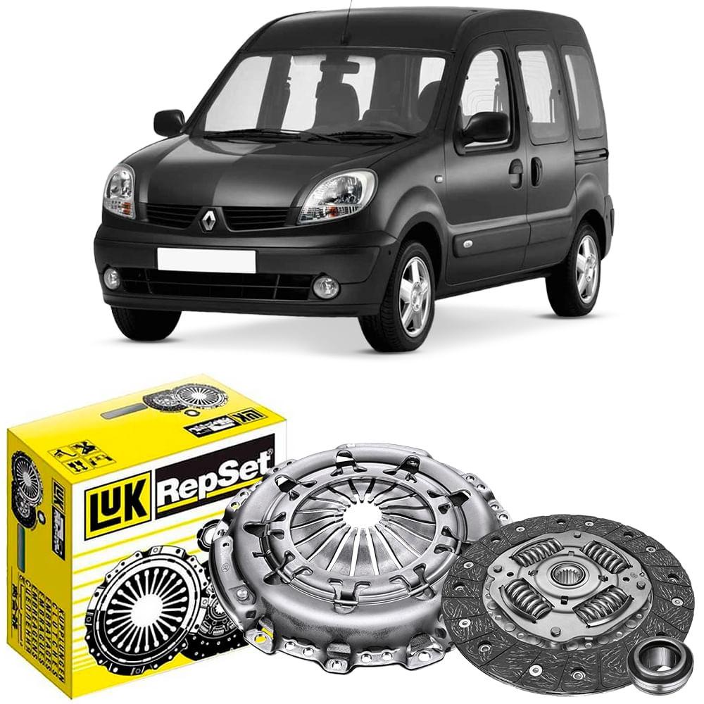 Detalhes do Kit Embreagem Kangoo 1.6 2000 A 2007 Luk