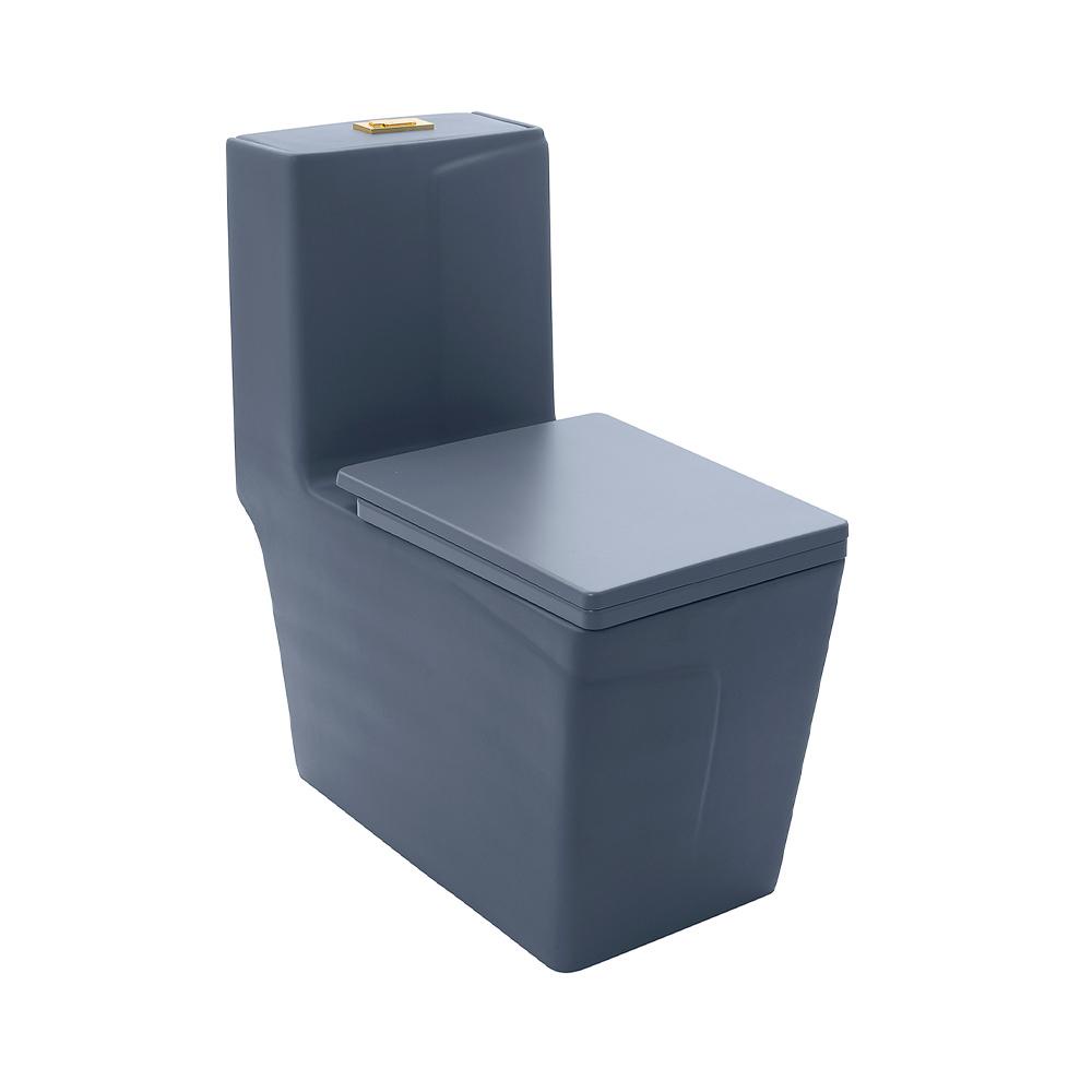 Vaso Sanitário Monobloco Topázio Pingoo - Cinza em Oferta na Shopee