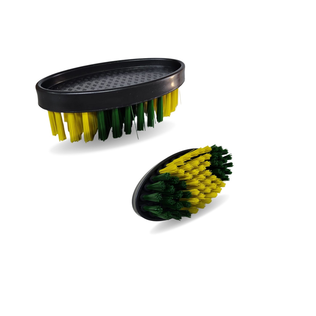 Escova Multiuso Oval Plástica P/lavar Roupas Azulejos Pneu
