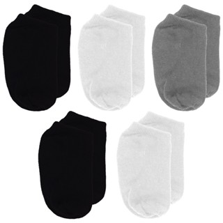 Kit 5 Meias Soquete Infantil Mesclado P/M/G - Advance