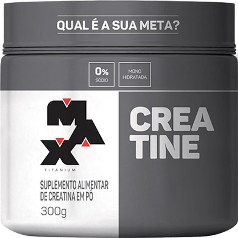 Creatina 300g - Monohidratada - Max Titanium