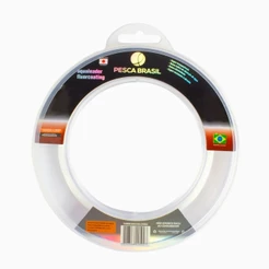 Linha Leader Fluorcarbon 0.47mm 60m Transparente - Pesca Brasil