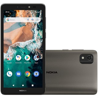 Smartphone Nokia C2 2nd Edition 4G 32 GB Tela 5,7" Câmera com IA Android - Cinza