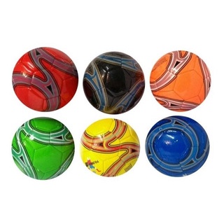 Bola de Futebol Tradicional em PVC para Jogo e Brincadeira - Campo e Quadra, 21 cm