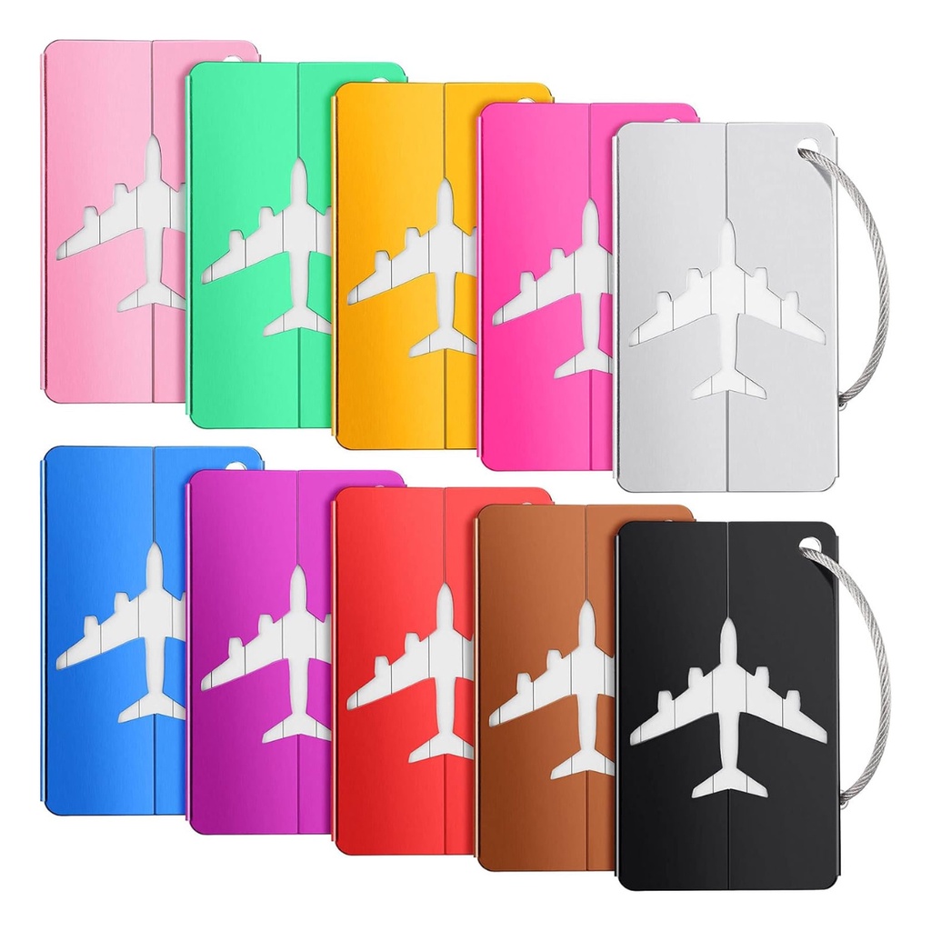 Tag De Mala Resistente Para Identificação Bagagem Viagem A Prova D'agua em Oferta na Shopee