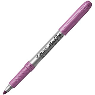 Pincel marcador permanente Marking Rosa Metálico 971153 Bic