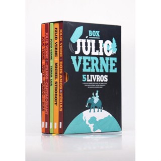 Box 5 Livros | Capa Dura | Júlio Verne