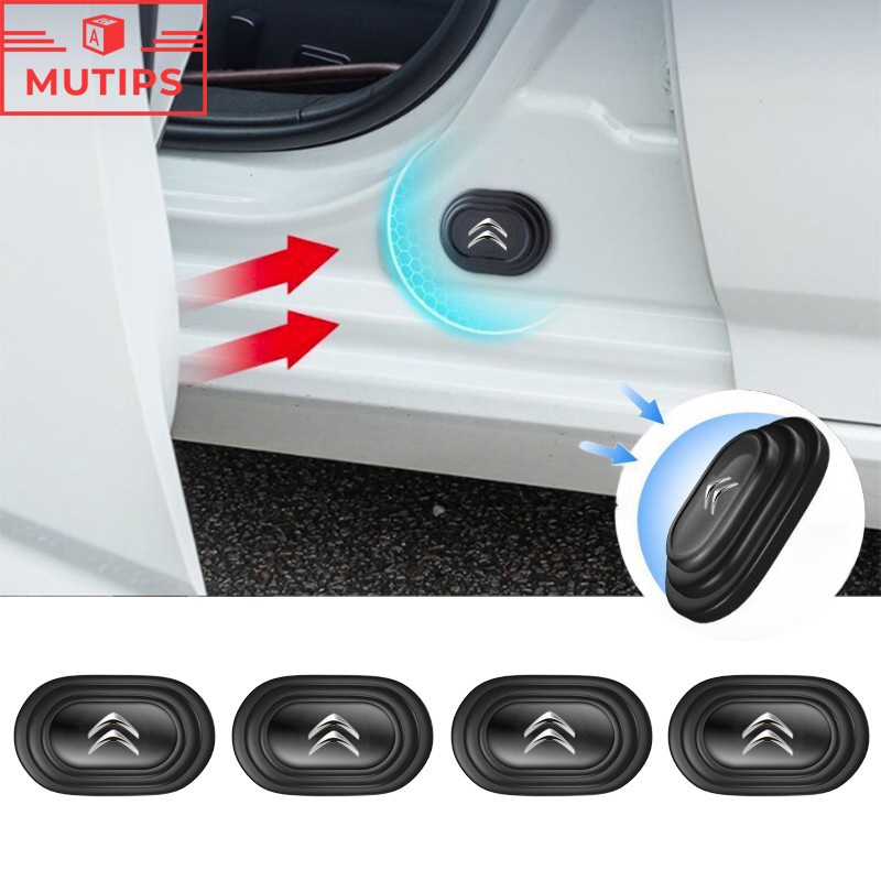 Citroen 12Pcs Novo Adesivo De Silicone Anti-Colisão Para Portas De Automóveis Reduzir O Ruído Almofada c3 c4 c5 Aircross e-c4 DS5 DS7