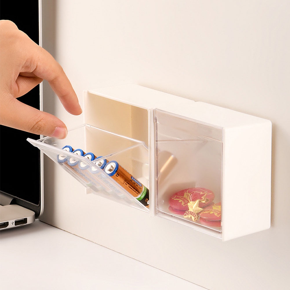 KIT  Caixa de armazenamento de parede multiuso em Oferta na Shopee