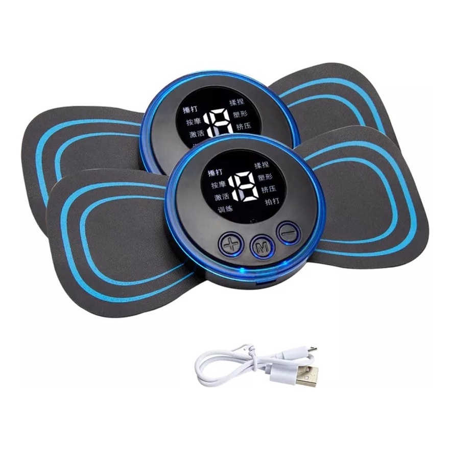 Kit 2 Massageador Elétrico Para Cervical Perna Lombar Abdômen Relaxante E Alívio De Dores