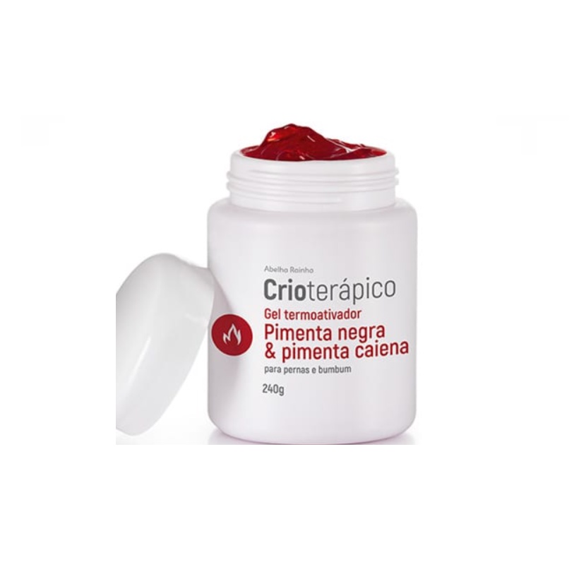 CRIOTERAPICO GEL TERMOATIVADOR PIMENTA NEGRA E PIMENTA CAIENA