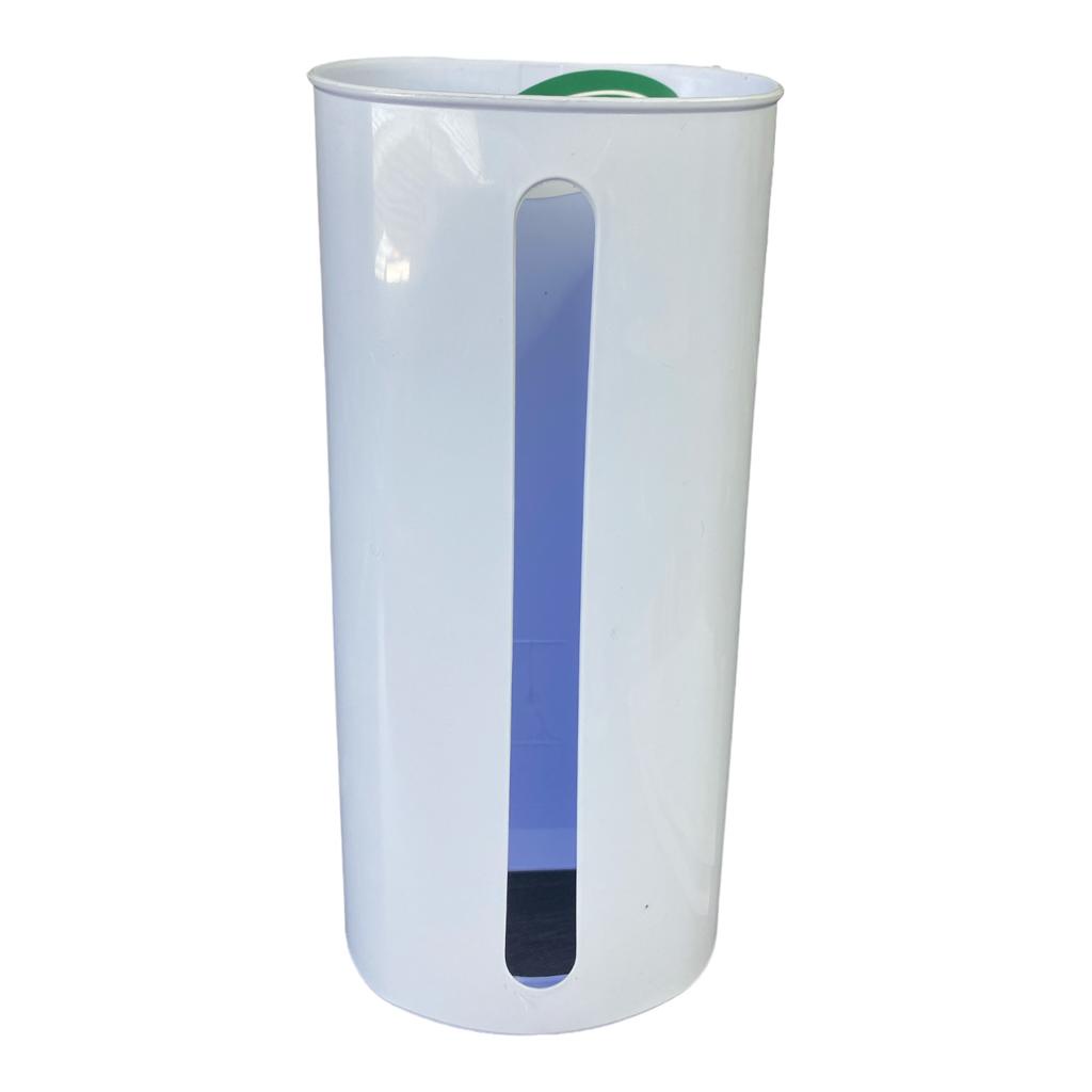 PORTA SACOLA PLASTICA OU SACO DE LIXO DE PAREDE BRANCO