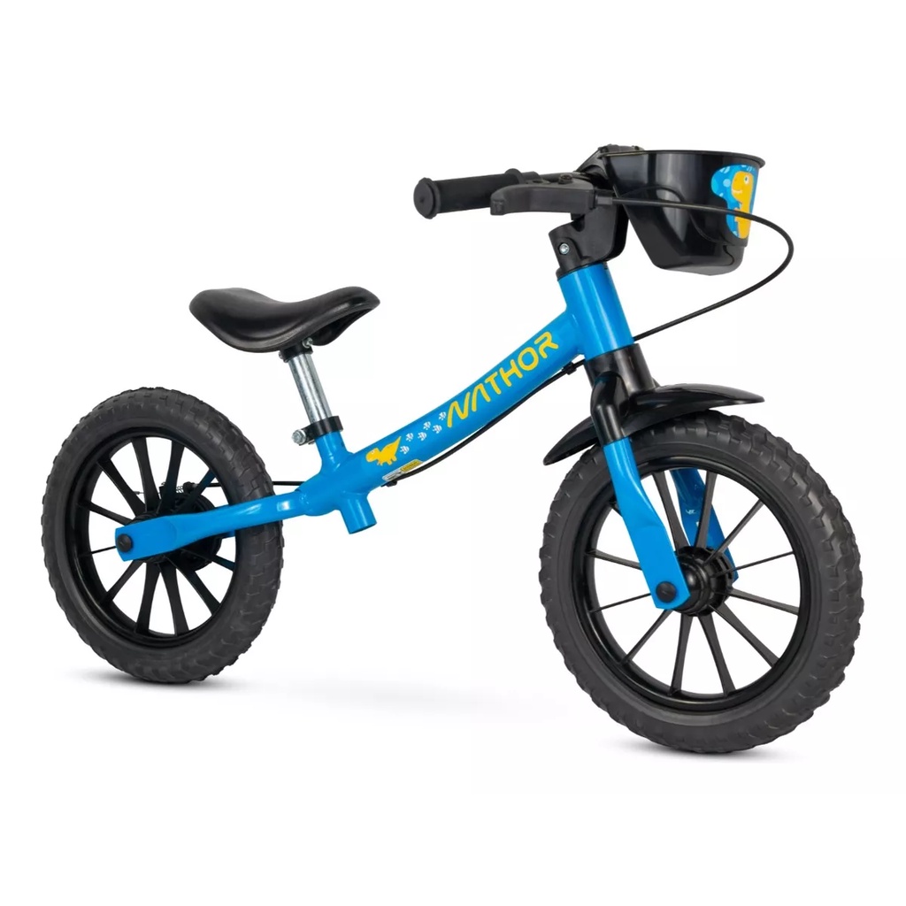 Bicicleta Balance Bike Equilibrio Sem Pedal Aro 12 Azul