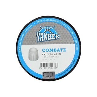 CHUMBINHO YANKEE COMBATE 5.5mm C/ 125un. em Oferta na Shopee