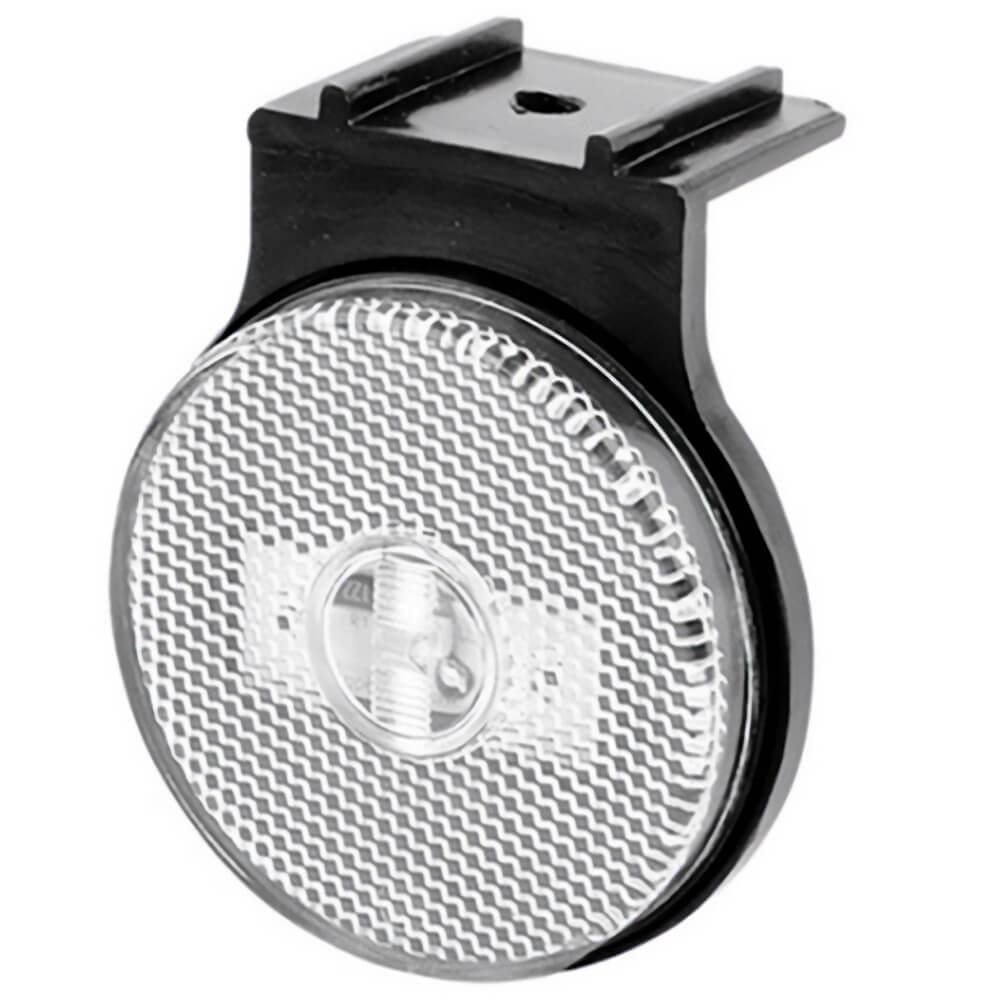 Lanterna Lateral Led Cristal Para Carreta 12V / 24V Com Suporte Fixo IVA L3013CR - Spare Parts and Accessories for Vehicles