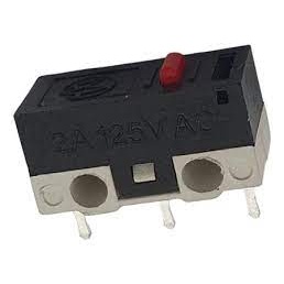 Microswitch 3T Chave Fim de Curso 13mm 1A 125VAC 3D, Prusa, Makerbot, MK7, MK8