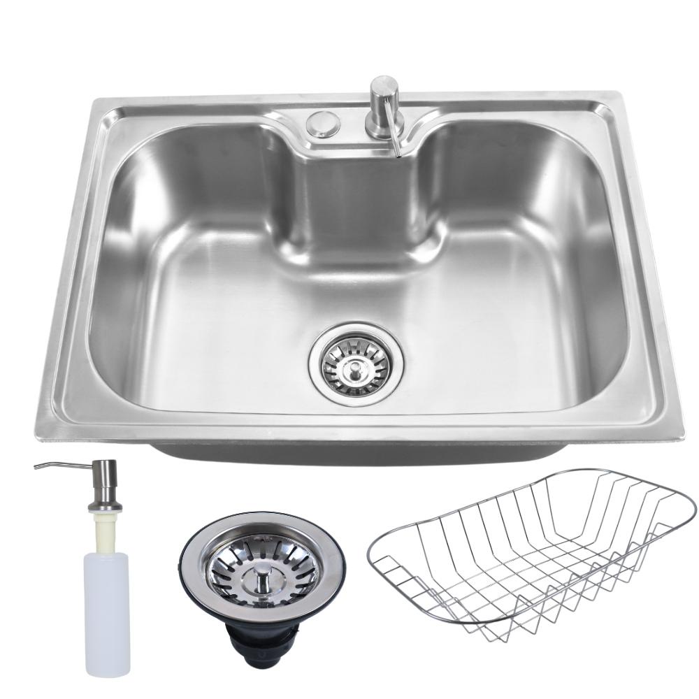 Cuba Para Pia Gourmet Cozinha Em Aço Inox Com Acessórios Completo 60x42cm em Oferta na Shopee