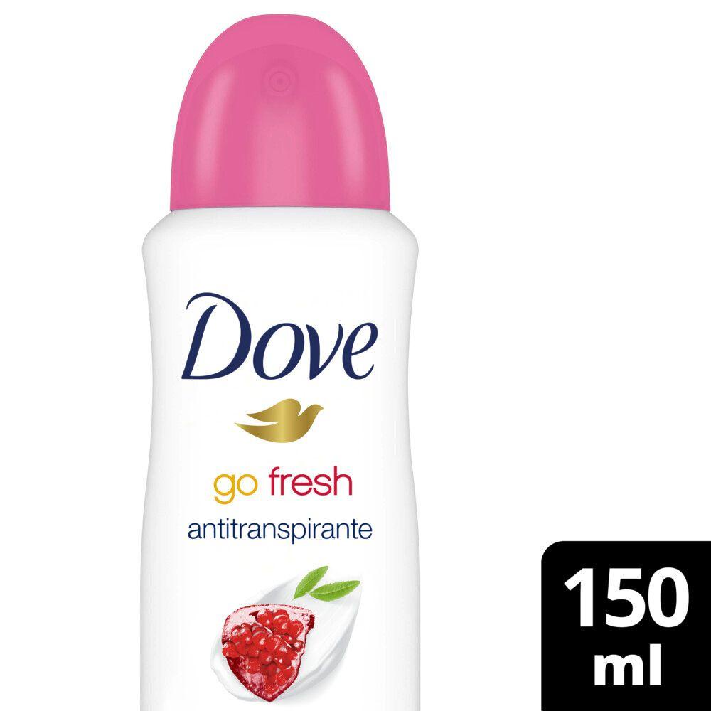 Desodorante Antitranspirante Dove Go Fresh Romã e Verbena com 150ml em Oferta na Shopee