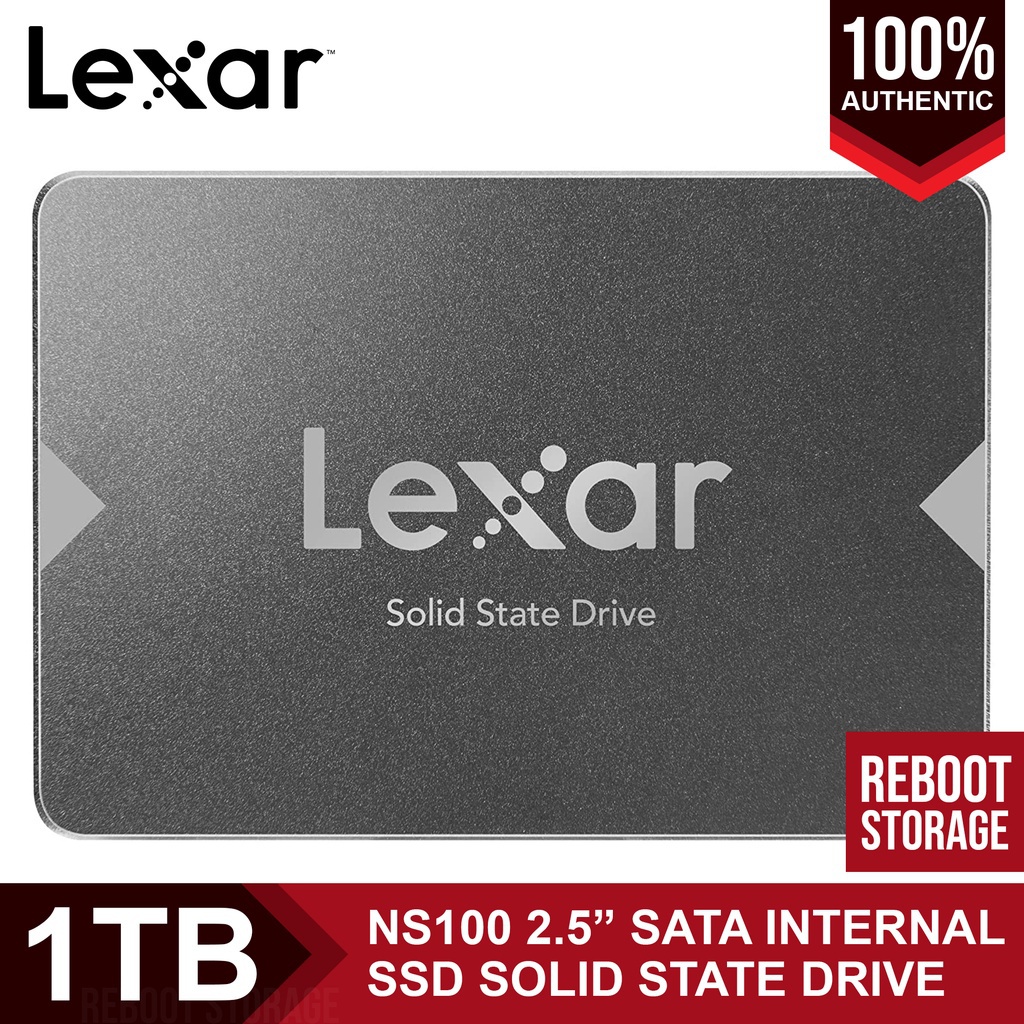 Lexar 1TB SATA NS100 6 GB/s 2.5 "SSD interno Solid State Drive LNS100-1TRB