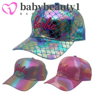 BABYBEAUTY1 Barbie Boné De Beisebol , Chapéu Com Letra Cor-De-Rosa Laser , Kawaii Bordado Anime Ajustável Sun Hat Sports