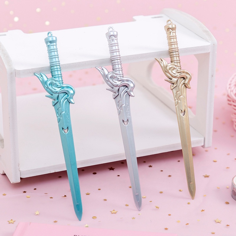 Nova Caneta Em Forma De Espada Neutra De Papelaria Para Estudantes Canetas De Presente Por Atacado