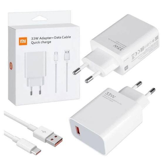 Carregador para Xiaomi Turbo 33w Lacrado Qc 4.0 Bivolt