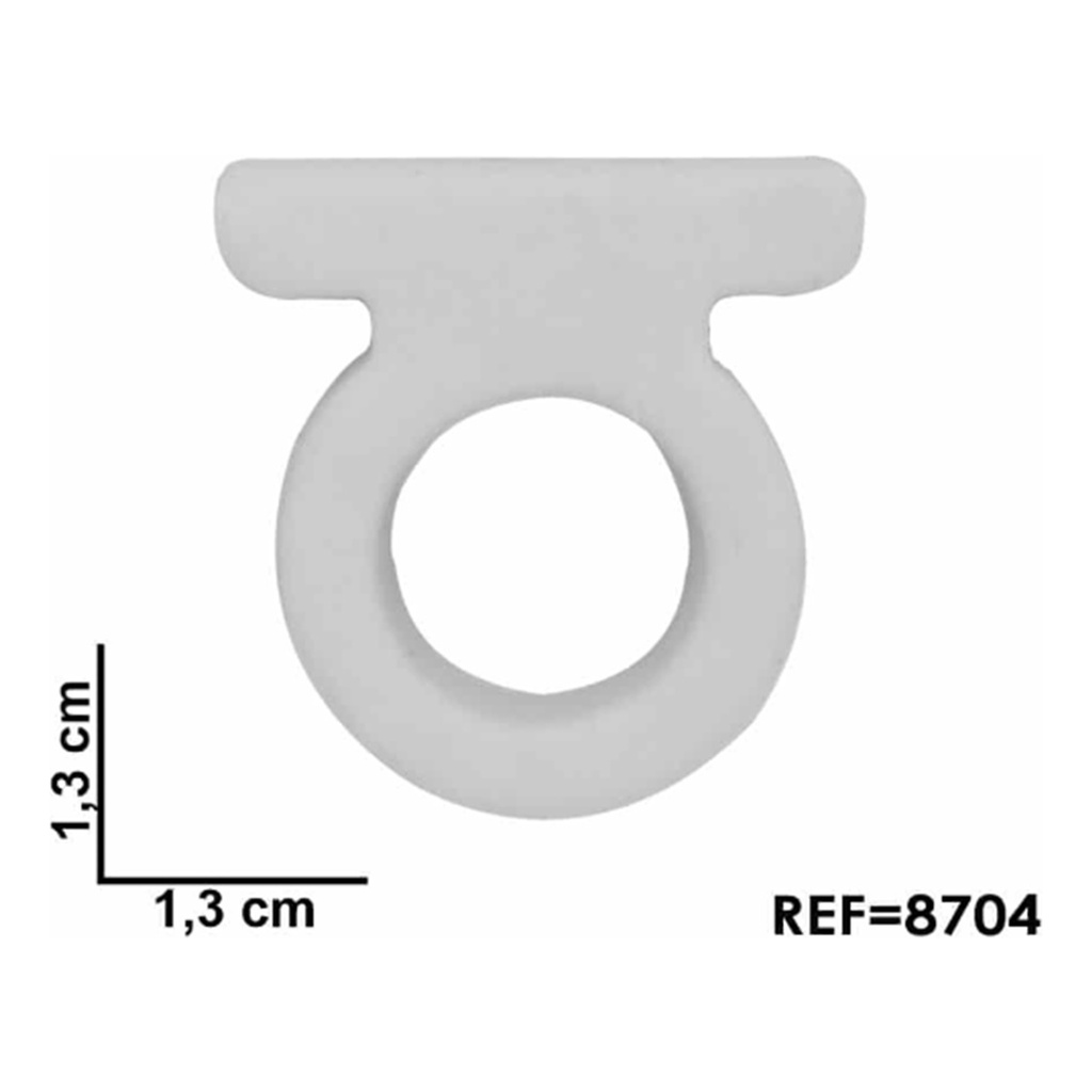 Apliques Emborrachados Adaptador de Lápis Caneta Kit Com 100 Un