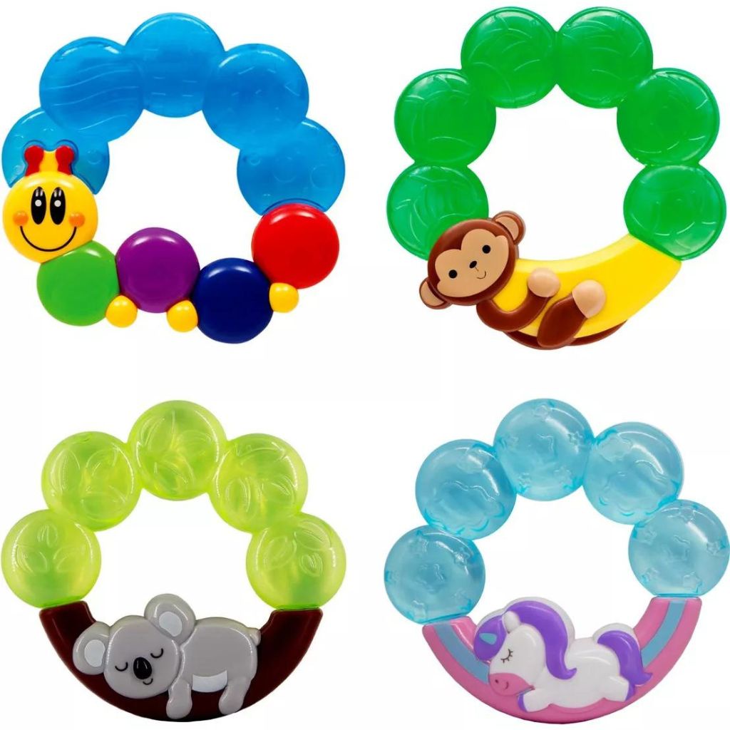 Mordedor Com Água Resfriável  E Com Texturas Alívio Da Gengiva Bebê Buba em Oferta na Shopee