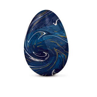 Papel Chumbo 43,5x58,5cm - Marmorizado Azul - 5 folhas - Cromus - Rizzo Embalagens em Oferta na Shopee