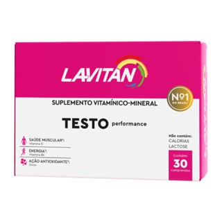 Suplemento Vitamínico Testo Performance 30 Comprimidos