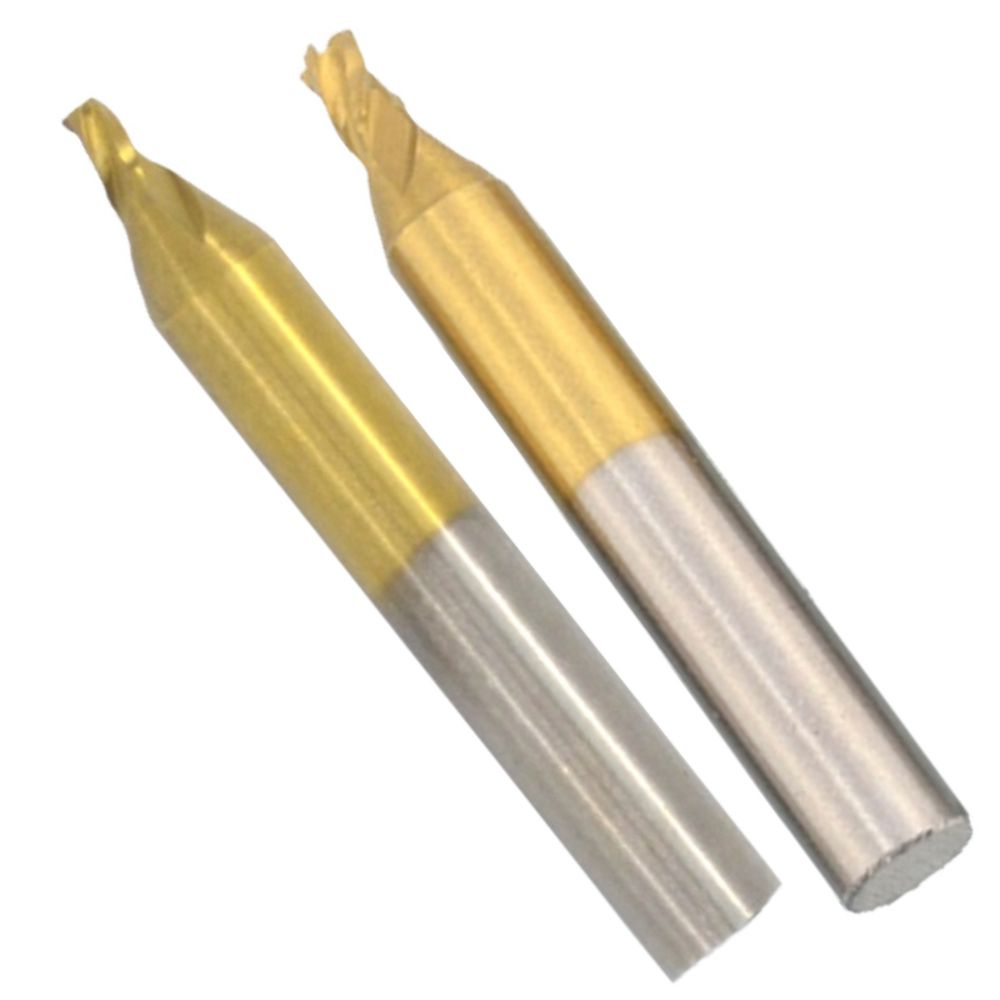 1 Fresa 2mm e 1 Fresa 3mm Hss Al Copiadora Vertical de Chave Maquina Pantografica Gold Jas Land Nagano Profield Defu 368a