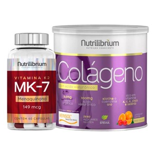Colágeno Hidrolisado Verisol com Ácido Hialurônico + Vitamina K2 Mk7 149mcg 60 caps