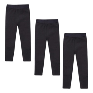 Kit 3 Calças Legging Menina Infantil Reforçada Suplex Liso Leg Lycra em Oferta na Shopee