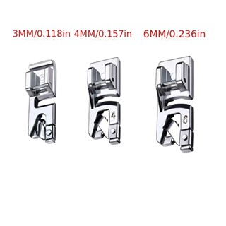 1pc/3pcs Calcador De Cânhamo De Rolo Estreito , Adequado Para Todos Os Cantores De Botões De Alavanca Baixa , Irmãos , Baby Locks , Euro Pro , Janome , Kenmore , White , Juki , Elna , E Novas Máquinas De Costura Domésticas