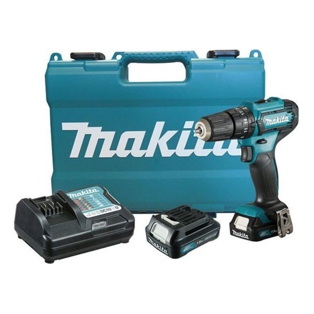 Parafusadeira / Furadeira Impacto Makita 3/8" 12v HP333DWYE com 2 baterias + carregador bivolt