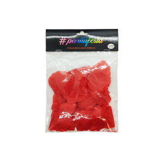 Pétalas Metalizadas Decorativas - Vermelha  - 100 unidades - Rizzo em Oferta na Shopee