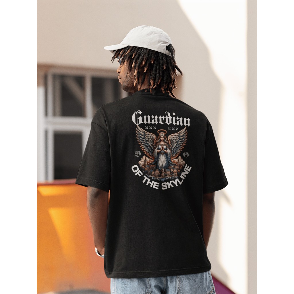 Camisa Camiseta Oversized Streetwear Ombro Caído Estampada Masculino e Feminino 100% Algodão Confortável Academia