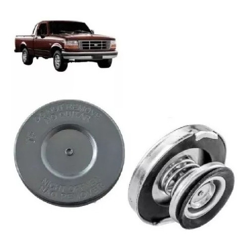 Tampa Radiador Ford F1000 Motor Mwm X10 1985 Em Diante
