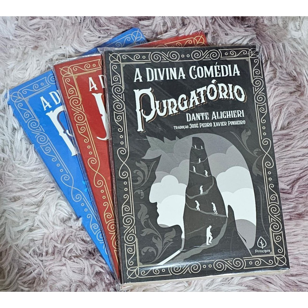 A Divina Comédia - Box Com 3 Livros ( Inferno,purgatório, Paraíso)texto Integral Edição (29 Março 2021)novo