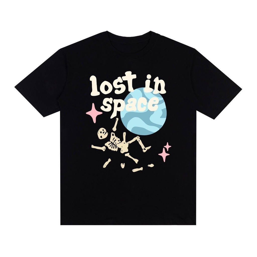 Camiseta Estampa Lost In Space  Algodão Unissex Camisa Manga Curta,  Alta Qualidade Promoção Envio Rápido