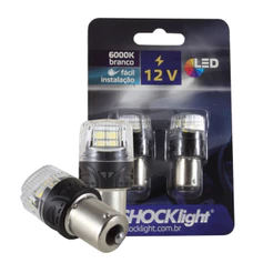 Lâmpada LED 1156 P21W 16 LEDS 2835/4216 12V 1 Polo - Shocklight
