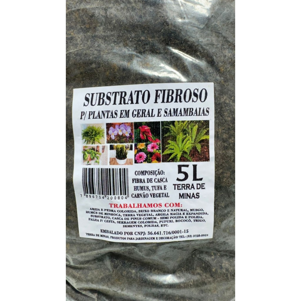 Substrato Terra Vegetal Para Plantas Em Geral- Rosa Do Deserto, Cacto, Orquidia, Fibroso E Subsflora