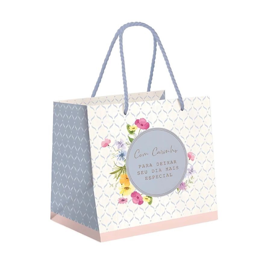 Sacola Premium Para Caixa Meio Ovo de 250g a 350g - Florens - 30x26x14cm - 1 unidade - Cromus - Rizzo