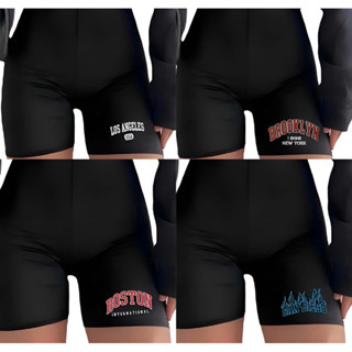 kit 4 Shorts Feminino Academia Cintura Alta P ao G3 em Oferta na Shopee