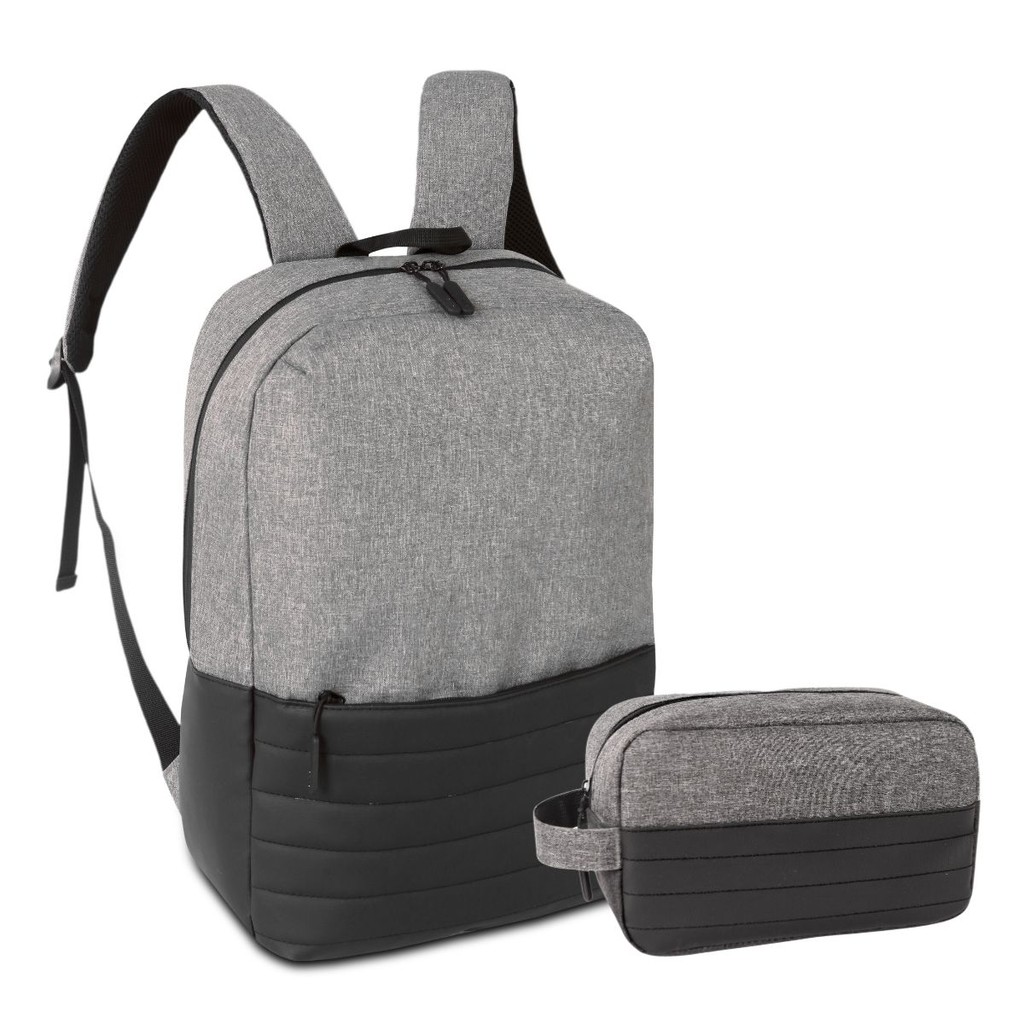 Kit Mochila Costas Executiva C/ Necessaire Bolsa Bolso Antifurto Moto Trabalho - Clio