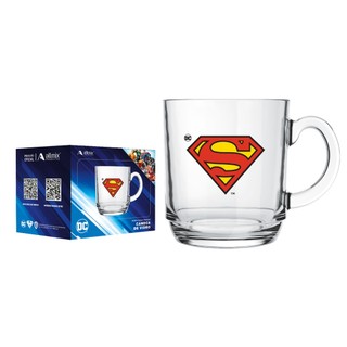 Caneca de Vidro Café Chá Chocolate Dc Super Homem Vintage 300Ml em Oferta na Shopee
