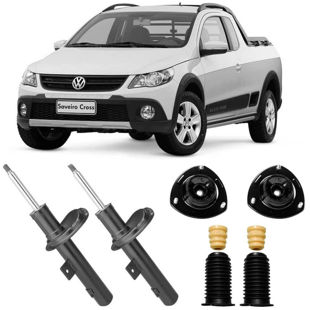 2 Amortecedor Saveiro G5 Dianteiro Coxim Rol Batente Coifa em Oferta na Shopee